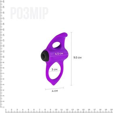 Эрекционное виброкольцо Adrien Lastic Lingus MAX Violet AD30723 фото
