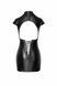 Сукня Noir Handmade F309 Fantasy wetlook mini dress with lace up back - 3XL