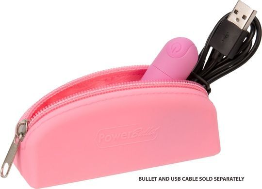 Сумка для хранения секс-игрушек PowerBullet Bag Pink SO5560 фото