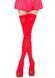 Плотные непрозрачные чулки Leg Avenue Opaque Nylon Thigh Highs Red, one size