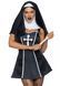(SALE) Костюм черниці Leg Avenue Naughty Nun M, сукня, головний убір