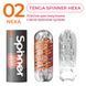 Мастурбатор Tenga Spinner 02 Hexa SO2747 фото 4