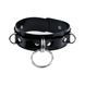 Ошейник для фиксации Feral Feelings D-Rings Black SO9282 фото 1