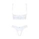 Еротичний комплект Obsessive Heavenlly 2-pcs cupless set XS/S, відкриті груди, з доступом