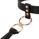 Ошейник с флогером Rosy Gold Black SX1198 фото 6