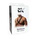 Чоловіча портупея Art of Sex - Spartacus, натуральна шкіра, колір чорний, розмір L-2XL