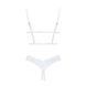 Еротичний комплект Obsessive Heavenlly 2-pcs cupless set XS/S, відкриті груди, з доступом
