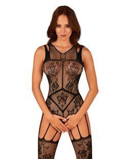 Бодістокінг комбінезон Obsessive Bodystocking F239 S/M/L, з доступом