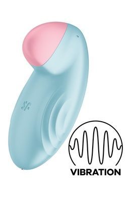Вибратор для клитора Satisfyer Tropical Tip Light Blue SO7142 фото