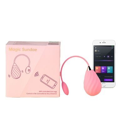 Смарт виброяйцо Magic Motion Sundae Pink SO7014 фото