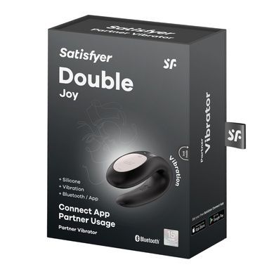 Смарт-вибратор для пар Satisfyer Double Joy Black SO3898 фото