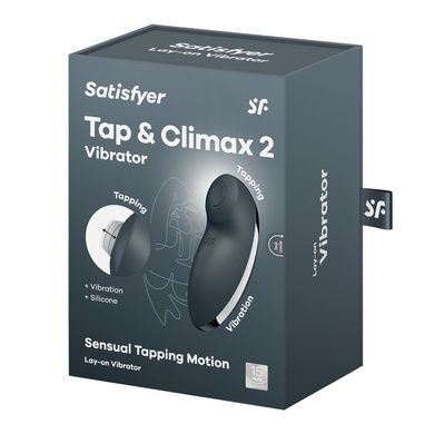 Вибростимулятор-пульсатор Satisfyer Tap & Climax 2 Grey SX2184 фото