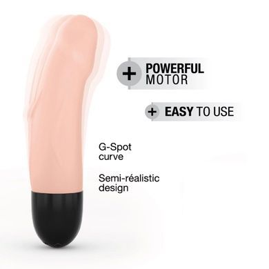 Вібратор Dorcel Real Vibration S Flesh 2.0 для точки G SO7392 фото