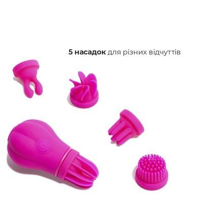 Вибратор Adrien Lastic Caress Pink с вращением AD11091 фото