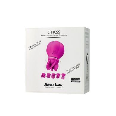 Вибратор Adrien Lastic Caress Pink с вращением AD11091 фото