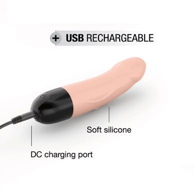 Вібратор Dorcel Real Vibration S Flesh 2.0 для точки G SO7392 фото