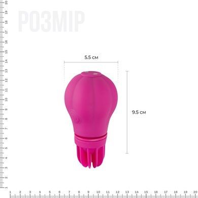 Вибратор Adrien Lastic Caress Pink с вращением AD11091 фото