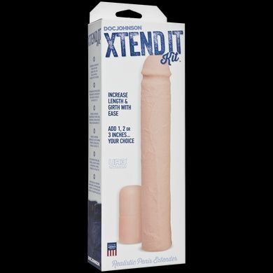 Насадка на член Doc Johnson Xtend It Kit White SO1557 фото