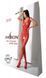 Бодістокінг з крилами Passion BS098 One Size, red, середня сітка, відкритий доступ
