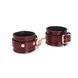 Кожаные наручники Liebe Seele Wine Red Wrist Cuffs SO9452 фото 2
