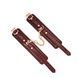 Кожаные наручники Liebe Seele Wine Red Wrist Cuffs SO9452 фото 3