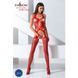 Бодистокинг Passion BS059 red, комбинезон, имитация чулок S/M/L