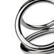Тройное эрекционное кольцо Sinner Gear Unbendable &ndash; Triad Chamber Metal Cock and Ball Ring &ndash; Medium SO4618 фото 4