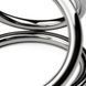 Тройное эрекционное кольцо Sinner Gear Unbendable &ndash; Triad Chamber Metal Cock and Ball Ring &ndash; Medium SO4618 фото 2