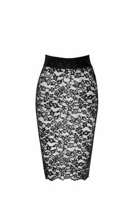 Спідниця Noir Handmade F302 Ambivalence lace up midi skirt - XXL