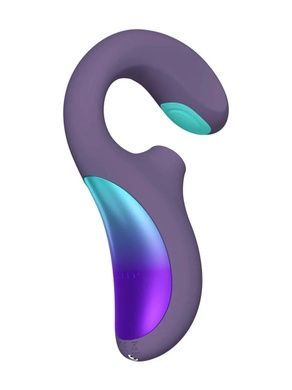 Клиторально-влагалищный звуковой стимулятор LELO Enigma Double Sonic Cyber ​​Purple SX2553 фото