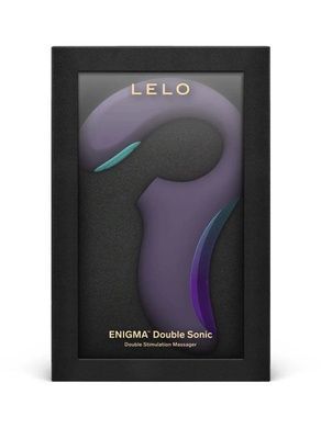 Клиторально-влагалищный звуковой стимулятор LELO Enigma Double Sonic Cyber ​​Purple SX2553 фото