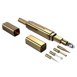 Тиклер LOCKINK 5-head Flirting Tickler - Golden SX0838 фото