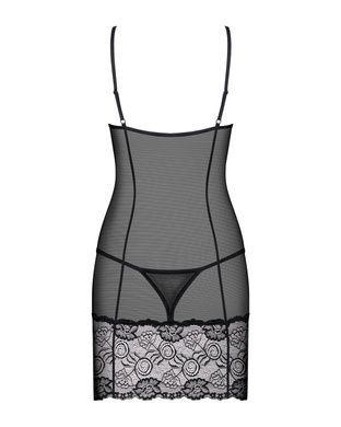 Пеньюар Obsessive Alluria chemise & thong L/XL