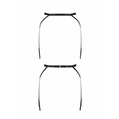 Пояс-стрепы с подвязками для чулок Passion Exclusive MEGGY GARTER BELT S/M, black
