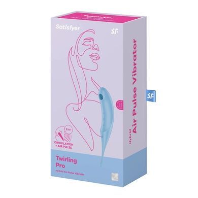Кліторальний стимулятор Satisfyer Twirling Pro Blue SO7801 фото