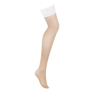 Чулки Obsessive Heavenlly stockings M/L, широкая резинка