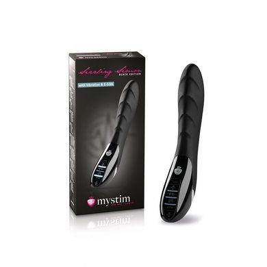 Вібратор з електростимуляцією Mystim Sizzling Simon eStim Black SO3473 фото