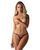 Прозорі жіночі трусики-стрінги з відкритим доступом Obsessive Novenes M/L чорні
