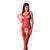 Бодистокинг Passion BS061 red, комбинезон, имитация чулок S/M/L
