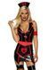 Вініловий костюм медсестри Leg Avenue Vinyl Naughty Nurse XS, сукня, фартух, пов&rsquo;язки