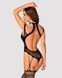 Ажурный бодистокинг комбинезон с отверстиями Obsessive Bodystocking G327 black S/M/L, черный