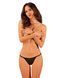 Ажурные женские трусики Obsessive Celia Noir XL черные