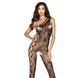 Бодістокінг Passion BS036 black, комбінезон, лямки через одне плече S/M/L