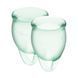 Менструальні чаші Satisfyer Feel Confident light green SO3579 фото