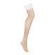 Чулки Obsessive Heavenlly stockings M/L, широкая резинка