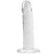 Прозорий фалоімітатор і насадка для страпона Alive Jelly Dildo Speedy SO3979 фото 1
