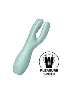Кліторальний вібратор Satisfyer Threesome 3 Mint SO6102 фото