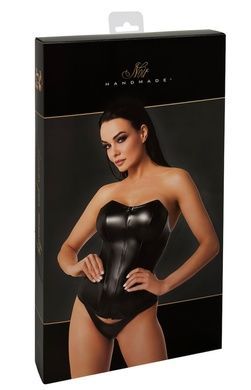Корсет Noir Handmade F334 Powerwetlook corset - 3XL