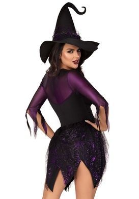 Костюм відьми Leg Avenue Mystical Witch L, сукня, капелюх