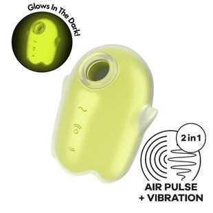 Вакуумний стимулятор Satisfyer Glowing Ghost Yellow SX0543 фото